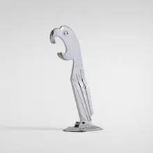 Manuel Avillar, Polly bottle opener and ice cracker, 1929, chrome-plated metal