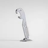 Manuel Avillar, Polly bottle opener and ice cracker, 1929, chrome-plated metal