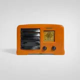 Little Miracle radio, model AX235 by Emerson Radio & Phonograph Corp., 1938, Catalin, plastic, sold Aug 2026