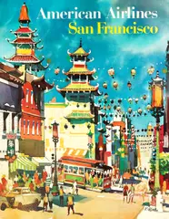 Dong Kingman, AMERICAN AIRLINES - San Francisco Chinatown