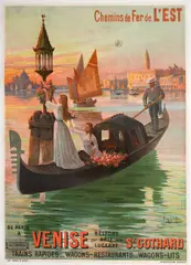 F. Hugo D'Alési, VENISE, chemin de fer de l'Est