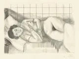 Figure endormie, châle sur les jambes by Henri Matisse, 1929, Lithografie auf Velin, sold Jul 2020