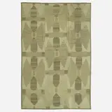 Contemporary, Swedish-style flatweave carpet, c. 2000, hand-woven wool