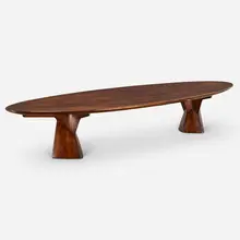 Modern, Monumental dining table, c. 1960, Brazilian rosewood
