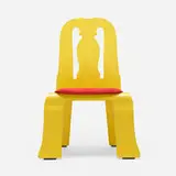 Robert Venturi and Denise Scott Brown, Queen Anne chair, 1984, laminate over plywood, upholstery
