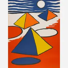 Pyramids at Night by Alexander Calder, sold May 2017