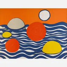 Circles and Waves by Alexander Calder, sold May 2017