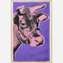 Cow by Andy Warhol, sold May 2017