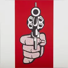 Pistol by Roy Lichtenstein, sold May 2017