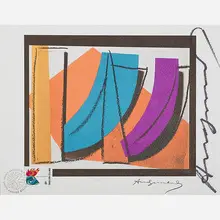 U.N. Stamp by Andy Warhol, sold May 2017