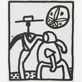 Keith Haring, Untitled (Amish Couple)