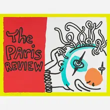 The Paris Review by Keith Haring, sold May 2017