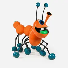 Kenny Scharf, Orange Bingle Berry Ball Bug