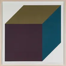 Forms Derived from a Cube (Colors Superimposed) Plate 1 by Sol LeWitt, sold May 2017