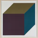 Sol LeWitt, Forms Derived from a Cube (Colors Superimposed) Plate 1