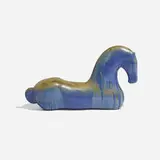 Ulla and Gustav Kraitz, Horse figure, c. 1970, glazed stoneware