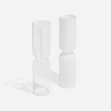 Harri Koskinen, Lantern candleholders, set of two, 1999, mouthblown glass
