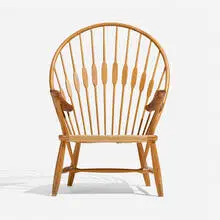 Hans J. Wegner, Peacock chair, oak, paper cord
