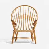 Hans J. Wegner, Peacock chair, oak, paper cord