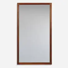 Aksel Kjersgaard, Wall mirror, c. 1960, rosewood, mirrored glass