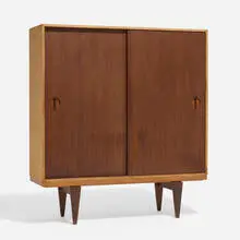 Erik Wørts, Cabinet, c. 1961, oak, wenge