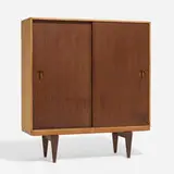 Erik Wørts, Cabinet, c. 1961, oak, wenge