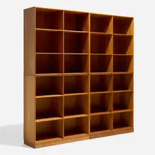 Mogens Koch, Bookcases, set of four, c. 1960, oak
