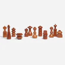 Jens Quistgaard, Collection of twelve salt and pepper mills, c. 1965-2000, teak, rosewood