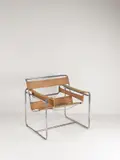 Marcel Breuer, Clubsessel – Modell: B 3 – Sog. Wassily-Sessel. 1925 / Ausführung 1930/32