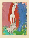 Marc Chagall, Femme de Cirque, 1959, Farbpochoir auf Arches-Velin