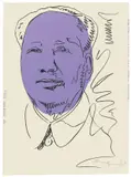 Andy Warhol, Mao, 1974, Farbserigraphie auf Tapetenpapier