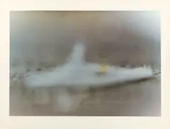 Gerhard Richter, Schiff, 1972, Farboffset auf Karton
