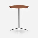Side table, model T44 by Osvaldo Borsani, c. 1957, mahogany, steel, brass, sold Apr 2023