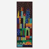 Evelyn Ackerman, Byzantia Night, 1958, glass mosaic tile on Masonite, lacquered wood