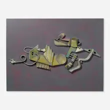 Stan Dann, Projection, 1994, carved and painted wood