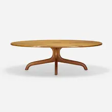 Arthur Espenet Carpenter, Dining table, 1992, baywood