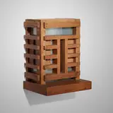 Rudolph M. Schindler, Sconce for the Aline Barnsdall Hollyhock House, Los Angeles