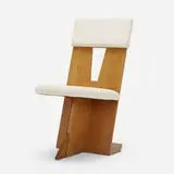 Rudolph M. Schindler, Rare dining chair for the Richard Lechner House, Studio City