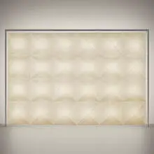 Akari light sculpture, model PL2 by Isamu Noguchi, c. 1973, washi paper, bamboo, sold Nov 2022