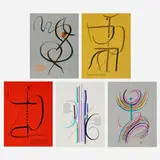 Gio Ponti, Denver Art Museum portfolio, 1971, screenprint in colors