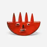 Diavolo by Gio Ponti and Paolo De Poli, c. 1956, enameled copper, sold Nov 2022