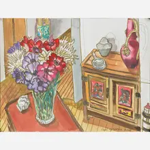 Untitled by Red Grooms, sold May 2017