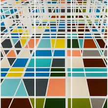 Dulles by Sarah Morris, sold May 2017