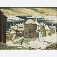 Inner Harbor by Henry Gasser, sold May 2017