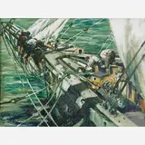 John R. Grabach, Untitled (Stowing Jibs)