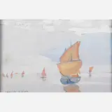 Jane Peterson, Untitled (Sailboats)