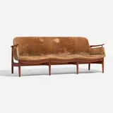Finn Juhl, Sofa, model NV-53, 1953, upholstery, teak