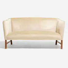 Ole Wanscher, Sofa, c. 1960, upholstery, mahogany