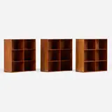 Mogens Koch, Bookcases, set of three