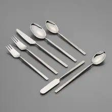 Erik Herlow, Obelisk flatware service, c. 1954, stainless steel